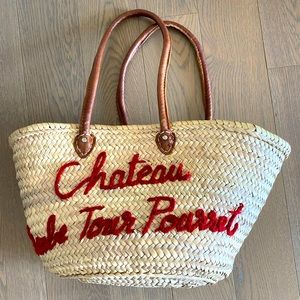 Beautiful straw bag from Bordeaux France